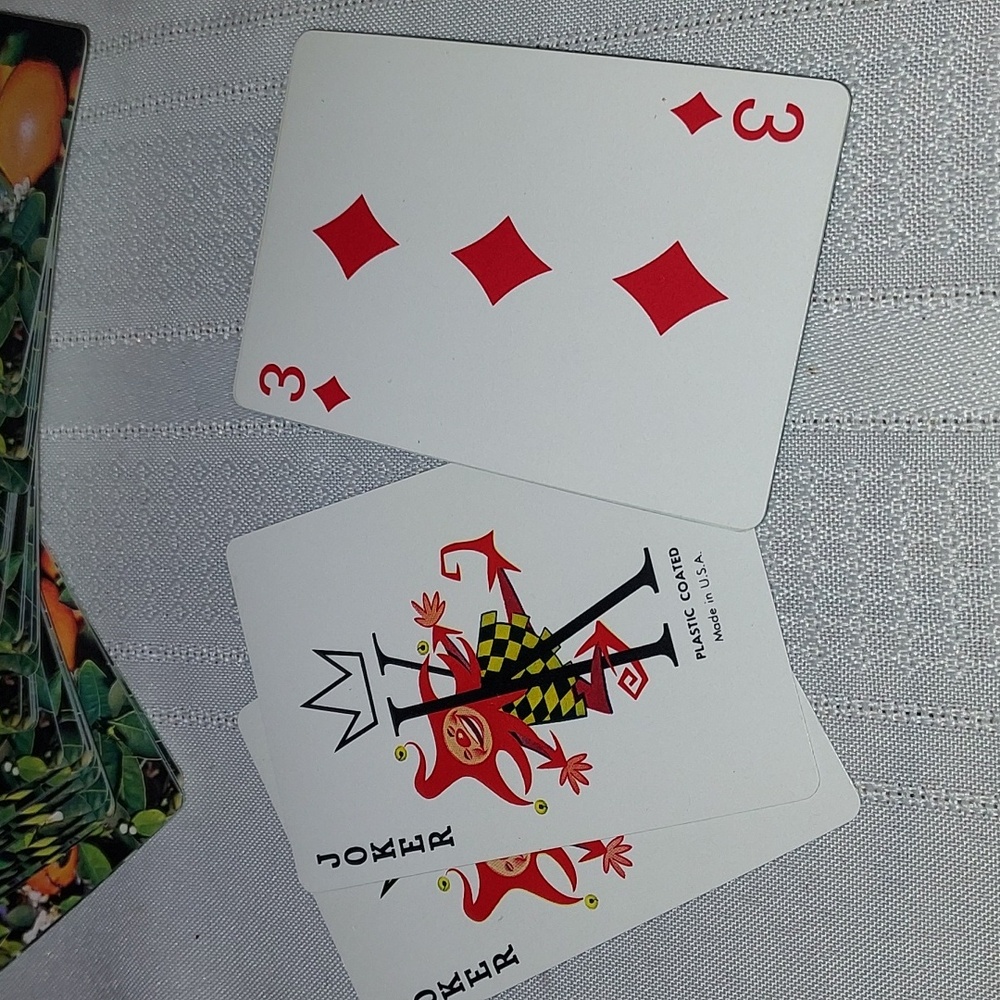 VTG Souvenir of Florida Oranges Play Cards - Picture 4 of 6